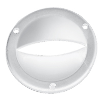 Nuova Rade 44551 - Ventilation Clam Shell Cover, Round, Ø87mm, White
