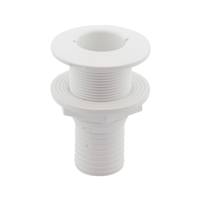 Nuova Rade 44723 - Thru-Hull Fitting 1 1/2'', w/Hose Barb Ø38mm, White