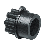 45310 Drain plug Rubber, Ø35mm, Black