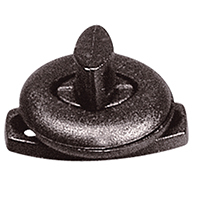 Nuova Rade 45358 - Twist Studd & Clinch Plate, Ø29mm, 35x17mm, Black