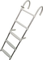 Nuova Rade 50035 - Ladder, 5 steps, Aluminium, L1360xW350mm
