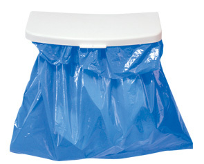 Nuova Rade 94146 - Trash Bag Holder 'Store-All', 28x13,7x6,5cm - White