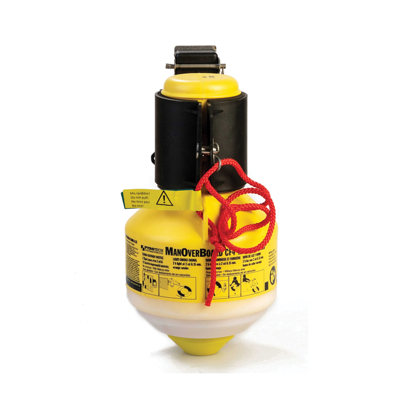 Pyrotech 70420 - PYROTECH Man Overboard with bracket (1 piece), SOLAS/MED