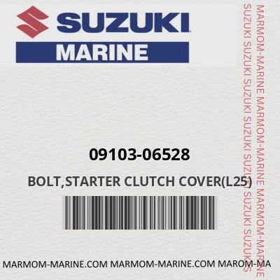 09103-06528 BOLT,STARTER CLUTCH COVER(L25)