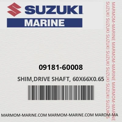 09181-60008 SHIM,DRIVE SHAFT, 60X66X0.65