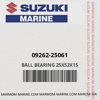 09262-25061 BALL BEARING 25X52X15