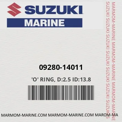 09280-14011 'O' RING, D:2.5 ID:13.8