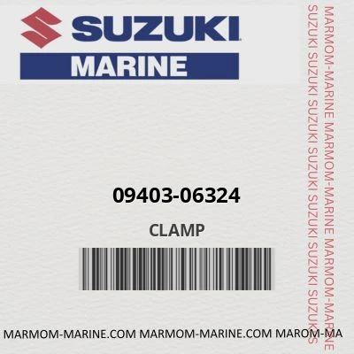 Suzuki 09403-06324 - CLAMP
