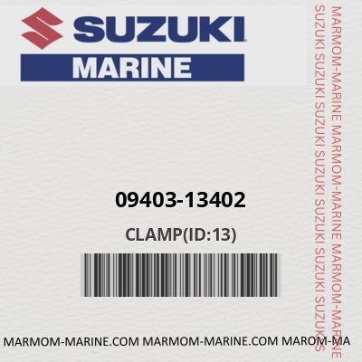 Suzuki 09403-13402 - CLAMP(ID:13)