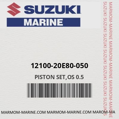 12100-20e80-050 PISTON SET,OS 0.5