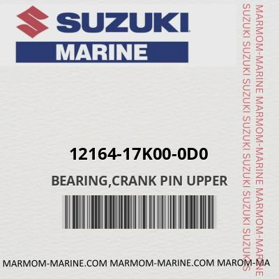 12164-17k00-0d0 BEARING,CRANK PIN UPPER