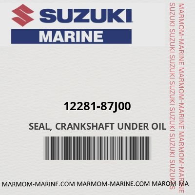 12281-87j00 SEAL, CRANKSHAFT UNDER OIL