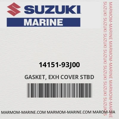 Suzuki 14151-93j00 - GASKET, EXH COVER STBD