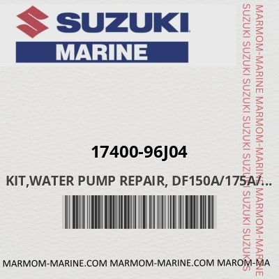 Suzuki 17400-96j04 - KIT,WATER PUMP REPAIR, DF150A/175A/200A