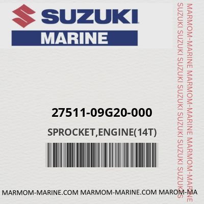 27511-09g20-000 SPROCKET,ENGINE(14T)
