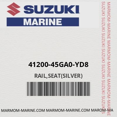41200-45ga0-yd8 RAIL,SEAT(SILVER)