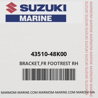 43510-48k00 BRACKET,FR FOOTREST RH