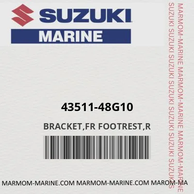 43511-48g10 BRACKET,FR FOOTREST,R