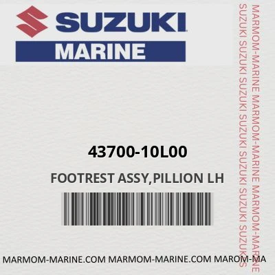 43700-10l00 FOOTREST ASSY,PILLION LH