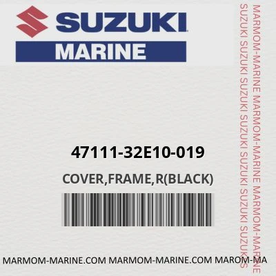 47111-32e10-019 COVER,FRAME,R(BLACK)