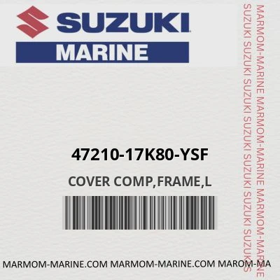 47210-17k80-ysf COVER COMP,FRAME,L