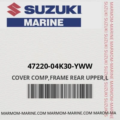47220-04k30-yww COVER COMP,FRAME REAR UPPER,L