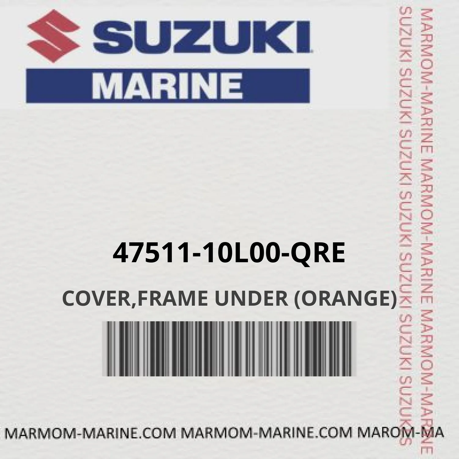 47511-10L00-QRE COVER,FRAME UNDER (ORANGE)