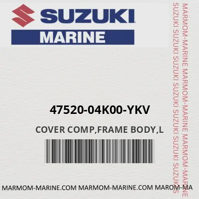 47520-04k00-ykv COVER COMP,FRAME BODY,L