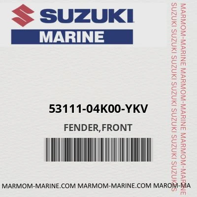 53111-04k00-ykv FENDER,FRONT