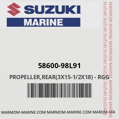 58600-98l91 PROPELLER,REAR(3X15-1/2X18) - RGG