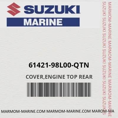 61421-98l00-qtn COVER,ENGINE TOP REAR