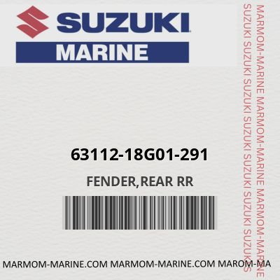 63112-18g01-291 FENDER,REAR RR