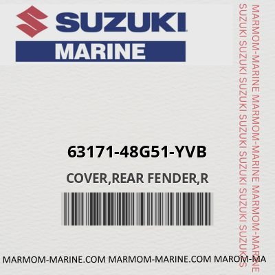 63171-48g51-yvb COVER,REAR FENDER,R