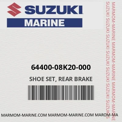 64400-08k20-000 SHOE SET, REAR BRAKE