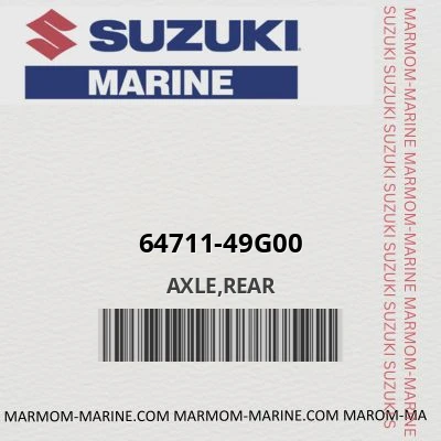 64711-49g00 AXLE,REAR