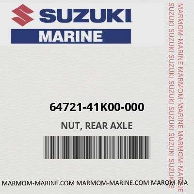 64721-41k00-000 NUT, REAR AXLE