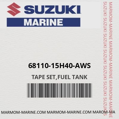 68110-15h40-aws TAPE SET,FUEL TANK