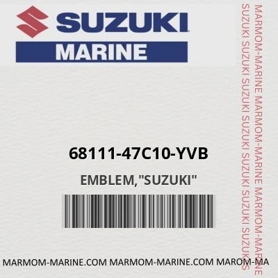 68111-47c10-yvb EMBLEM,"SUZUKI"