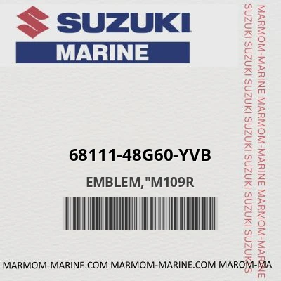 68111-48g60-yvb EMBLEM,"M109R