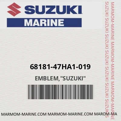 68181-47ha1-019 EMBLEM,"SUZUKI"