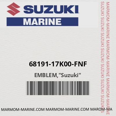 68191-17k00-fnf EMBLEM,"Suzuki"