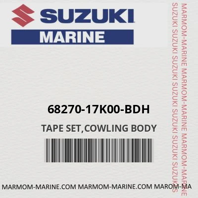 68270-17k00-bdh TAPE SET,COWLING BODY