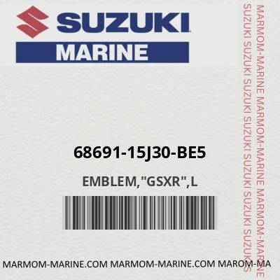 68691-15j30-be5 EMBLEM,"GSXR",L