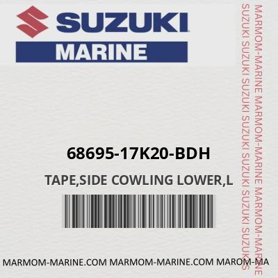 68695-17k20-bdh TAPE,SIDE COWLING LOWER,L