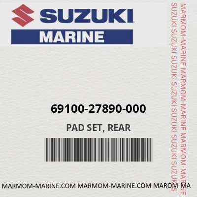 69100-27890-000 PAD SET, REAR