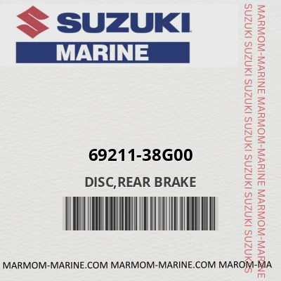 69211-38g00 DISC,REAR BRAKE
