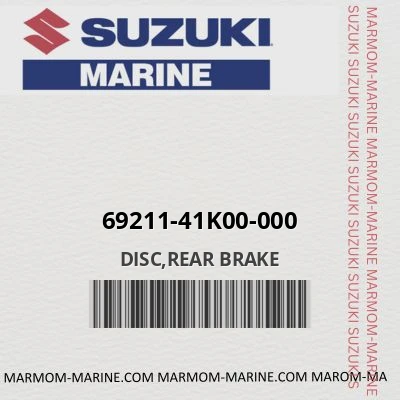 69211-41k00-000 DISC,REAR BRAKE