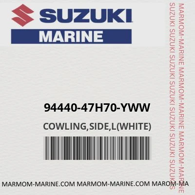 94440-47h70-yww COWLING,SIDE,L(WHITE)
