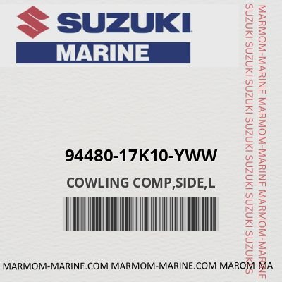 94480-17k10-yww COWLING COMP,SIDE,L