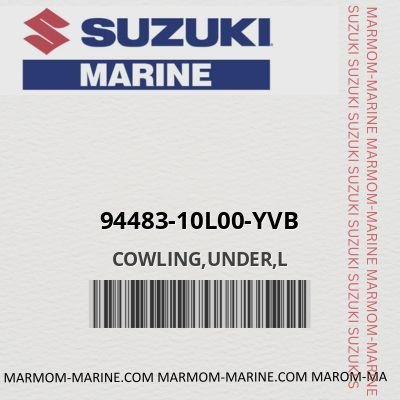 94483-10l00-yvb COWLING,UNDER,L